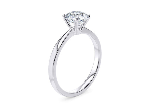 Custom Lab-Grown Diamond Solitaire Engagement Ring