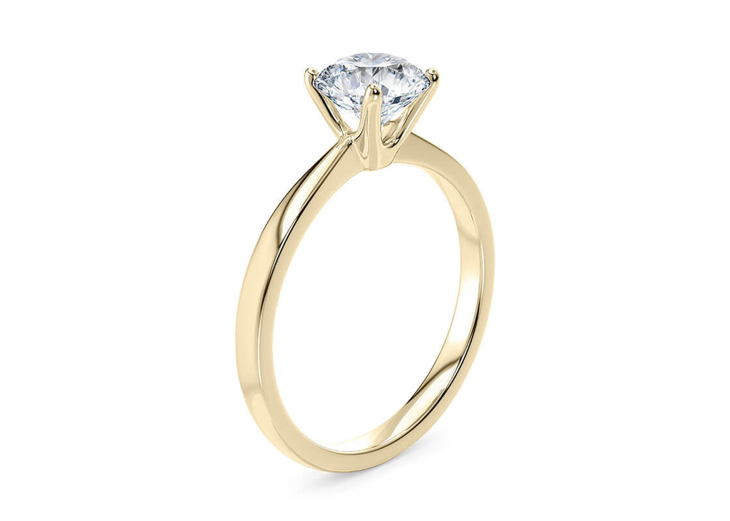 Custom Lab-Grown Diamond Solitaire Engagement Ring