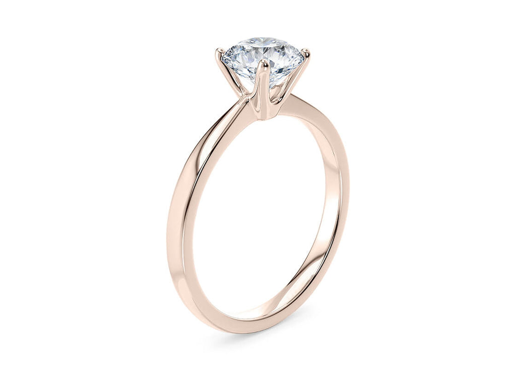 Custom Lab-Grown Diamond Solitaire Engagement Ring