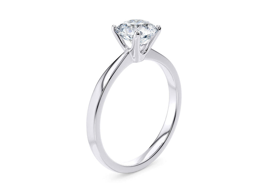 Custom Lab-Grown Diamond Solitaire Engagement Ring