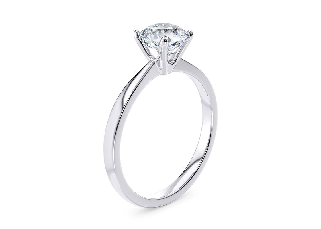 Custom Lab-Grown Diamond Solitaire Engagement Ring